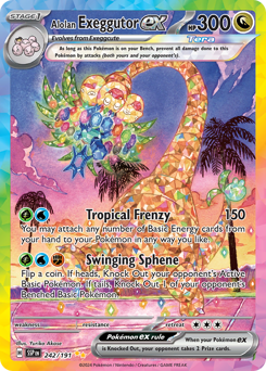 Alolan Exeggutor ex - Surging Sparks