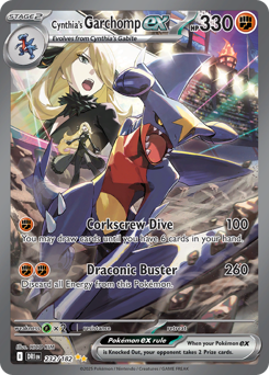 Cynthia's Garchomp ex - Destined Rivals