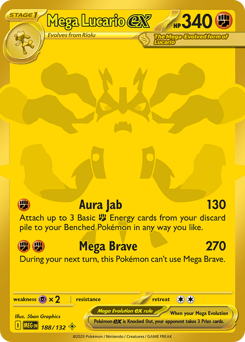 Mega Lucario ex - Mega Evolution