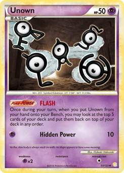 Unown - HeartGold & SoulSilver