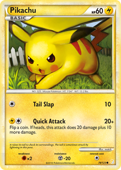 Pikachu - HeartGold & SoulSilver