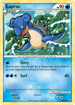 Lapras - HGSS Black Star Promos
