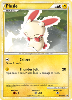 Plusle - HGSS Black Star Promos