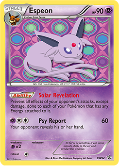 Espeon - BW Black Star Promos