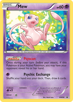 Mew - BW Black Star Promos