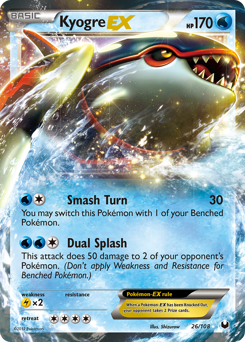 Kyogre-EX - Dark Explorers