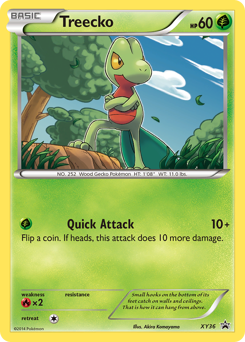 Treecko - XY Black Star Promos