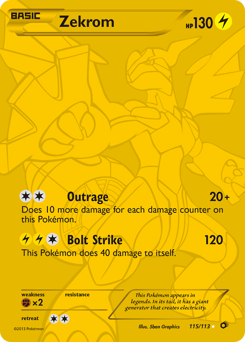 Zekrom - Legendary Treasures