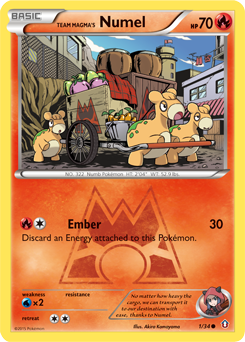 Team Magma's Numel - Double Crisis