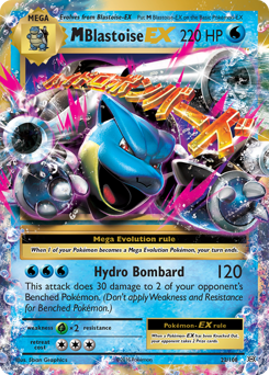 M Blastoise-EX - Evolutions