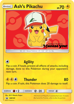 Ash's Pikachu - SM Black Star Promos
