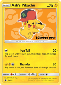 Ash's Pikachu - SM Black Star Promos