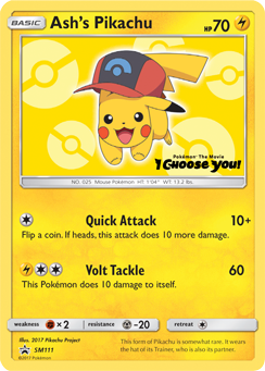 Ash's Pikachu - SM Black Star Promos