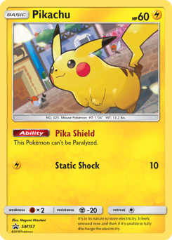Pikachu - SM Black Star Promos