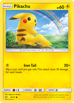 Pikachu - Shining Legends