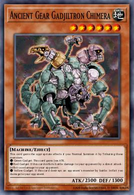 Ancient Gear Gadjiltron Chimera