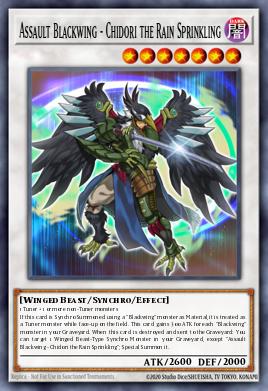 Assault Blackwing - Chidori the Rain Sprinkling