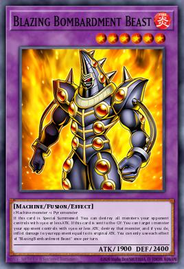 Blazing Bombardment Beast