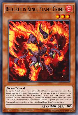 Red Lotus King, Flame Crime