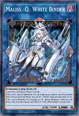Maliss <Q> White Binder