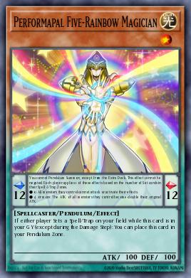 Performapal Five-Rainbow Magician