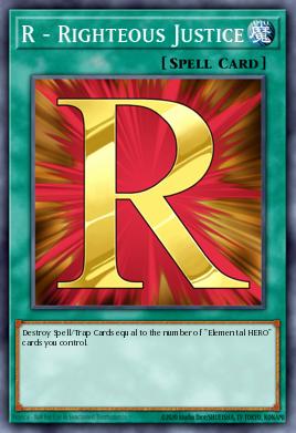 R - Righteous Justice