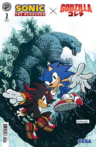 Sonic the Hedgehog x Godzilla #2