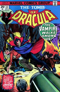 Tomb of Dracula #37 cover