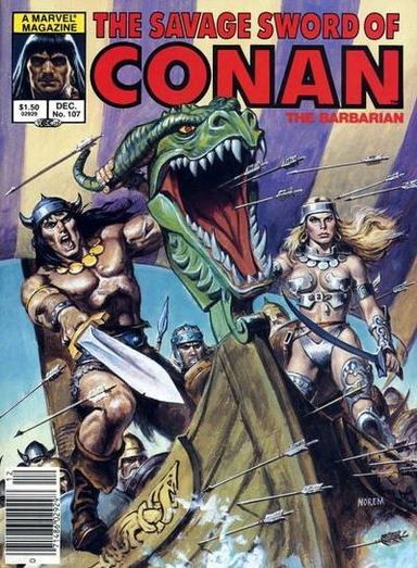The Savage Sword of Conan #107