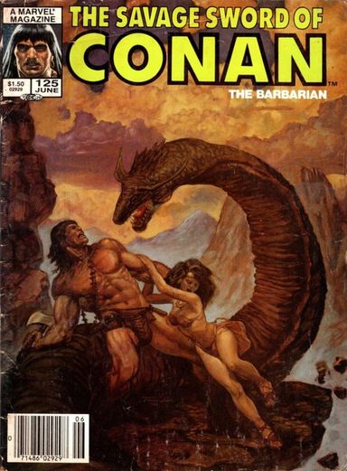 The Savage Sword of Conan #125