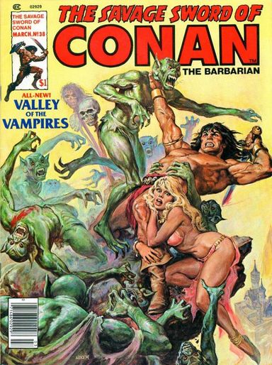 The Savage Sword of Conan #38