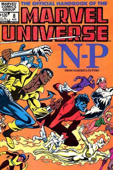 The Official Handbook of the Marvel Universe #8