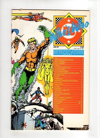 Who's Who: The Definitive Directory of the DC Universe #1