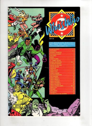 Who's Who: The Definitive Directory of the DC Universe #9