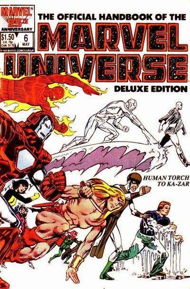 The Official Handbook of the Marvel Universe #6