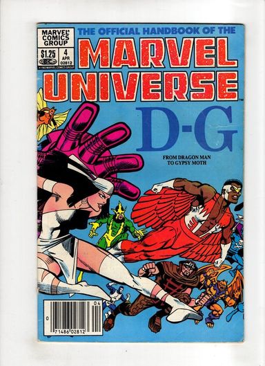 The Official Handbook of the Marvel Universe #4
