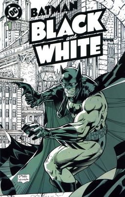 Batman Black and White cover