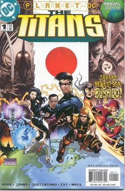 The Titans Annual cover