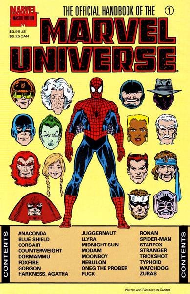The Official Handbook of the Marvel Universe: Master Edition