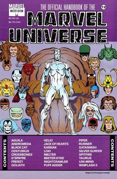 The Official Handbook of the Marvel Universe: Master Edition #12