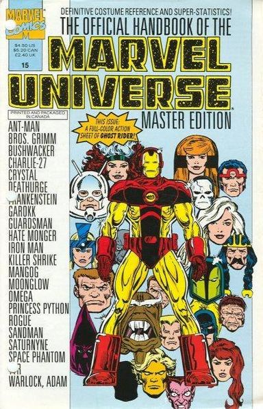 The Official Handbook of the Marvel Universe: Master Edition #15