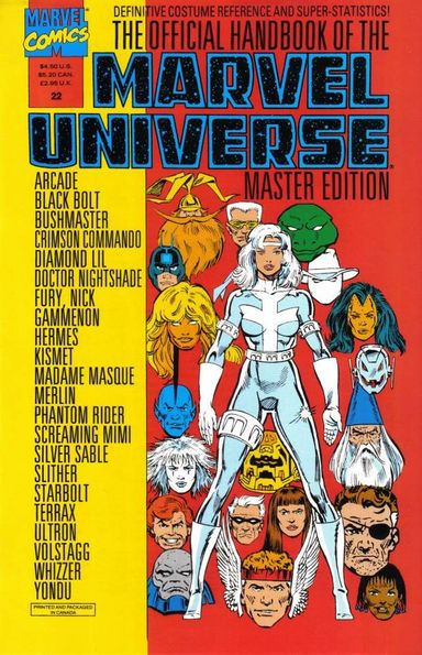 The Official Handbook of the Marvel Universe: Master Edition #22