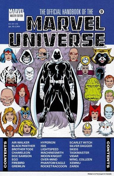 The Official Handbook of the Marvel Universe: Master Edition #9