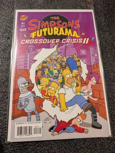 The Simpsons Futurama Crossover Crisis II #1