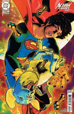 Aco Reign of the Superboys Connecting Cardstock Variant Cover