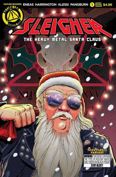 Sleigher: The Heavy Metal Santa Claus #1