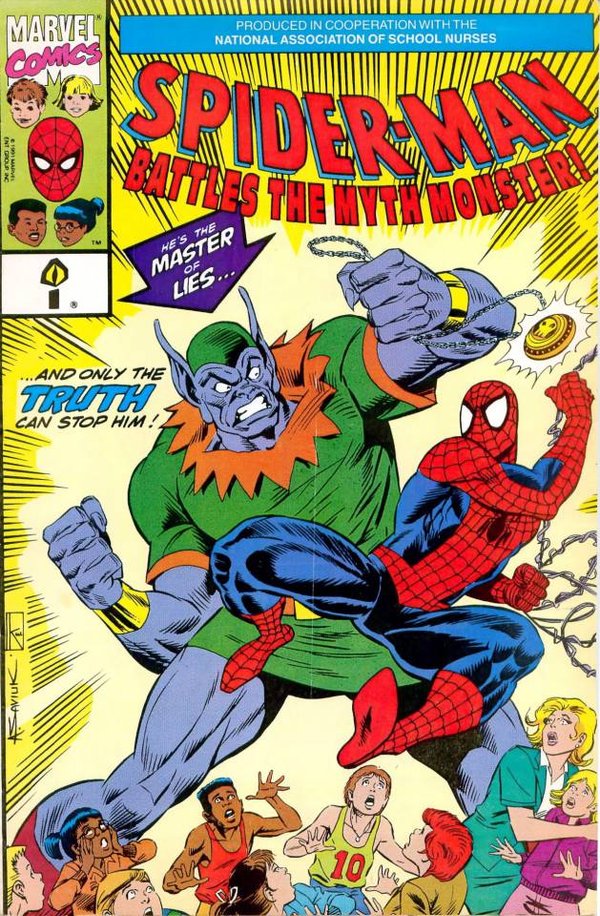 Spider-Man Battles the Myth Monster