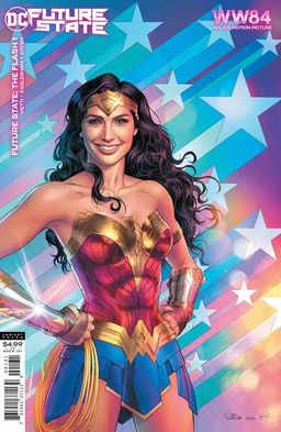 Nicola Scott Wonder Woman 1984 Cardstock Variant Cover