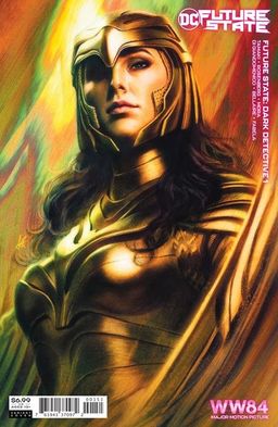Stanley \"Artgerm\" Lau Wonder Woman 1984 Cardstock Variant Cover