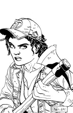Charlie Adlard Black & White Cover